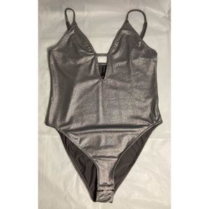 H&M Silver Bodysuit